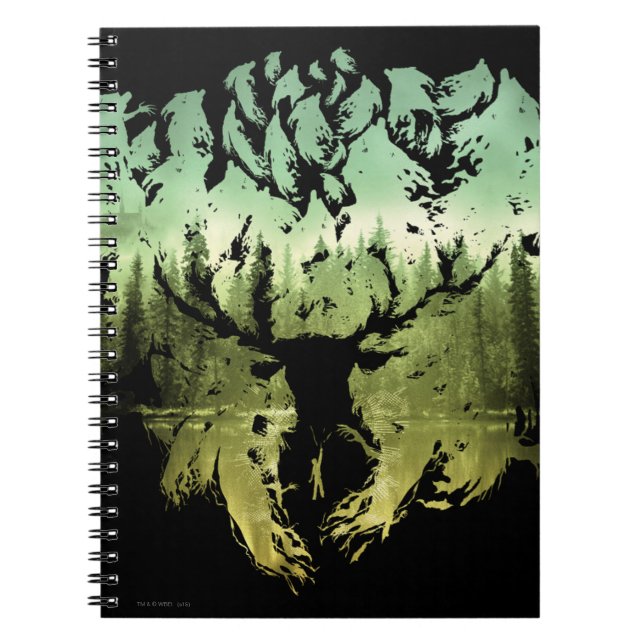 Carnet Sortilège Harry Potter | Patronus Cerf (Devant)