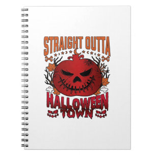 Carnet Sortis d'Halloween Town Fantômes de citrouille rou