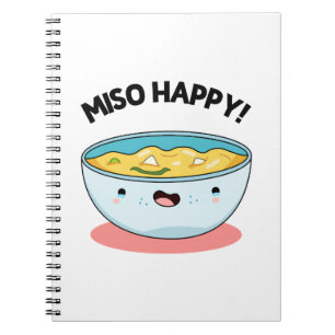 Carnet Soupe drôle pun miso heureux