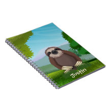 Sourire mignon Sloth Monogrammed