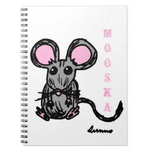 Carnet souris Cute Mooska