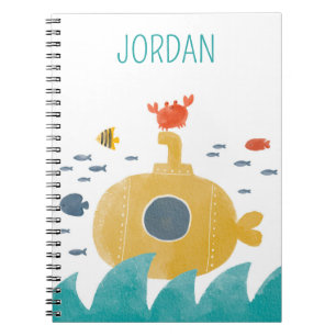 Carnet Sous-marin à doodle mignon Explorer