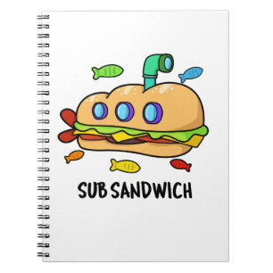 Carnet Sous Sandwich Funny Food Pun