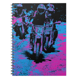 Carnet "Soutenu pour emballer" le coureur de champion de