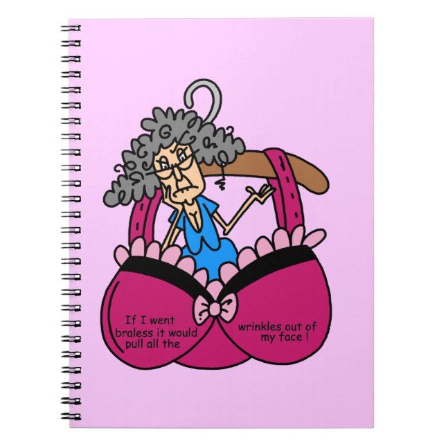 Carnet Soutiens-gorge et humour de rides (Devant)