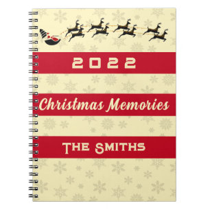 Carnet Souvenirs de Noël Garde de famille personnalisée