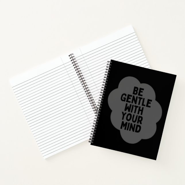 Carnet "Soyez doux avec votre esprit" Bien-être Conceptio (Intérieur)