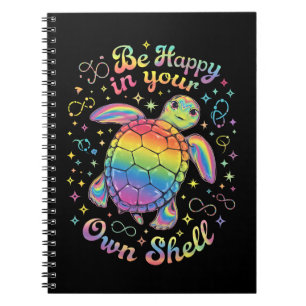Carnet Soyez Heureux Dans Votre Propre Coquille Tortue Ar