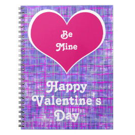 Carnet Soyez la mine Valentine's Day Pink Grid