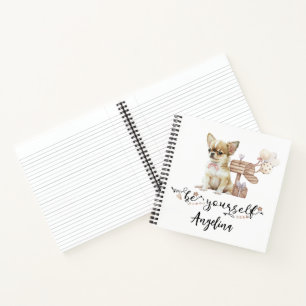 Carnet Soyez Personnalisé Chihuahua Puppy