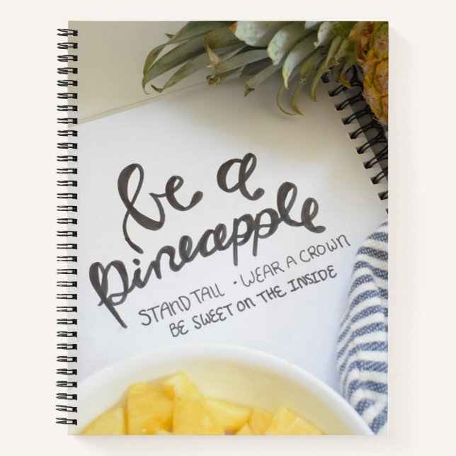 Carnet Soyez un ananas (Devant)