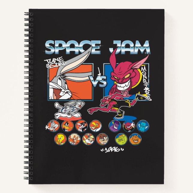 Carnet SPACE JAM™ TUNE SQUAD™ VS Monstars Roster Graphic (Devant)
