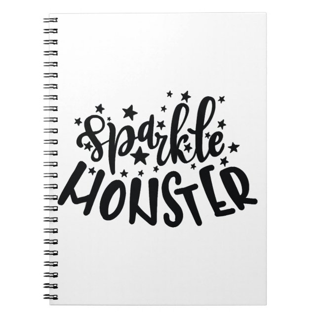 Carnet Sparkle Monster Halloween (Devant)