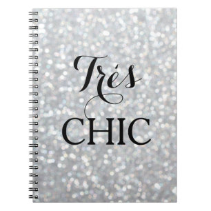 Carnet Sparkly Silver TRÈS CHIC