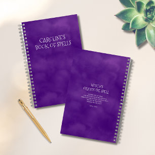 Carnet Spell de Gratitude de la sorcière violette personn