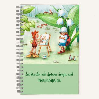 Carnet Spinne Sonja und Marienkäfer Kai