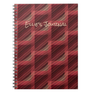 Carnet Spiral Abstrait personnalisé