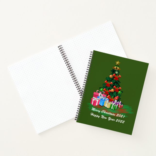 Carnet Spiral Arbre de Noël (Intérieur)