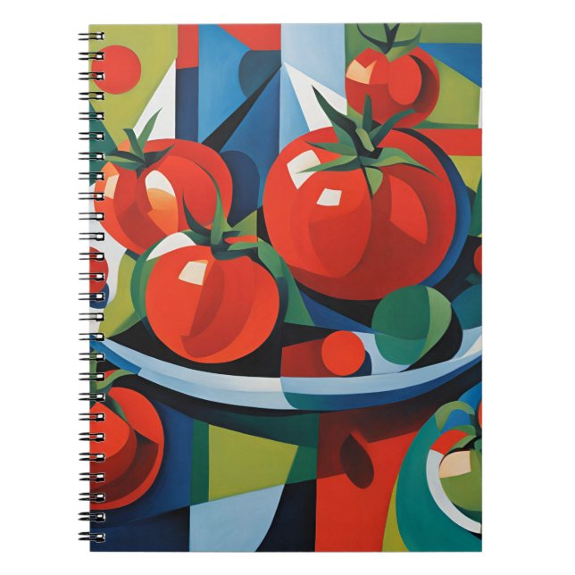 Carnet Spiral Art Tomato moderne (Devant)