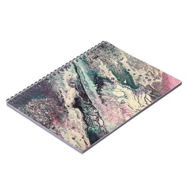 Carnet spiral avec Johnson Abstrait Artwork (Côté gauche)