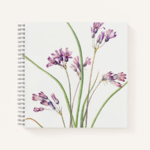 Carnet Spiral : Botanical Art Design (Hyacinth) N