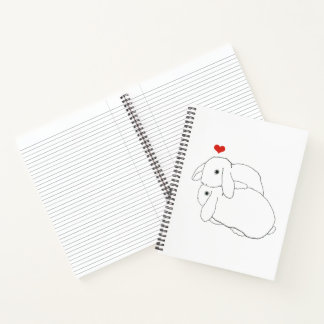 Carnet Spiral Bunnies