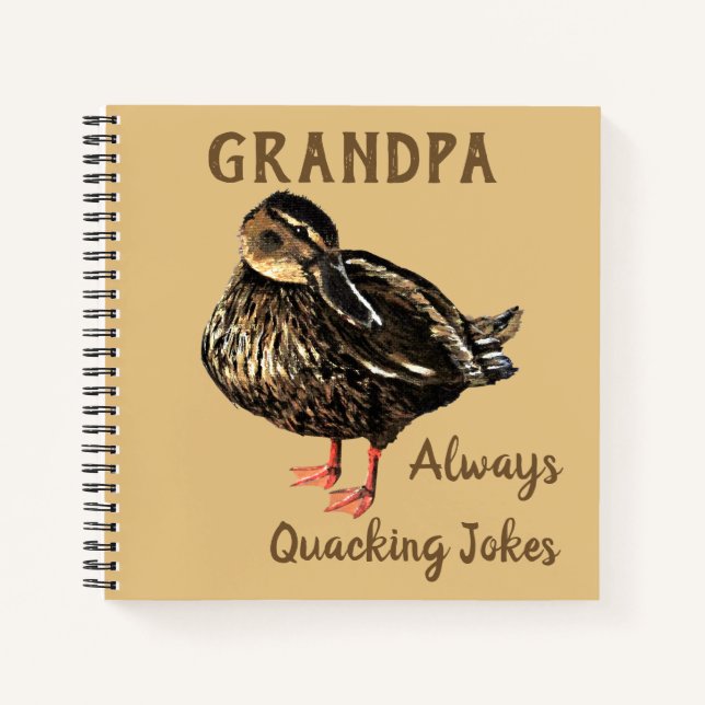 Carnet Spiral Canard (Devant)
