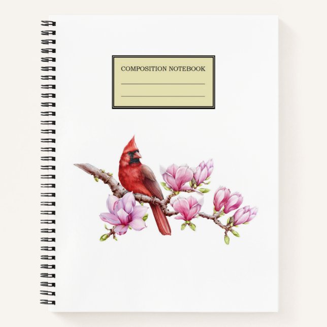 Carnet spiral cardinal (Devant)