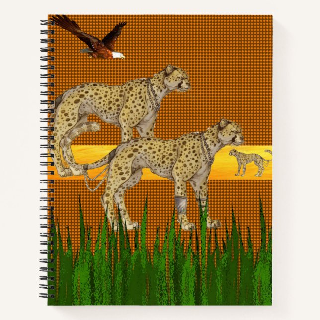 Carnet Spiral Cheetah (Devant)