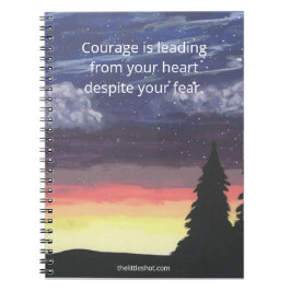 Carnet spiral - Citation de courage, Little Shot