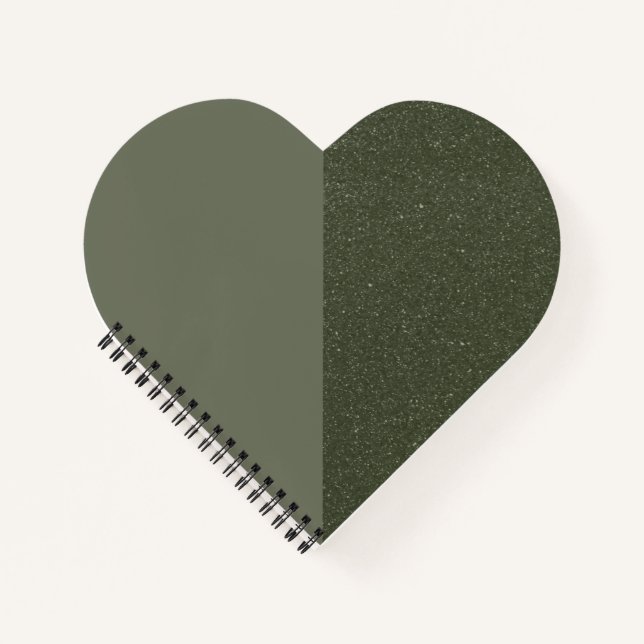 Carnet Spiral Coeur personnalisable (Devant)