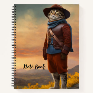 Carnet spiral de chats guerriers