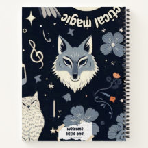 Carnet spiral de cuisine mystique - Carnet spiral