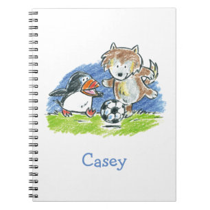 Carnet Spiral De Football Furry Friends