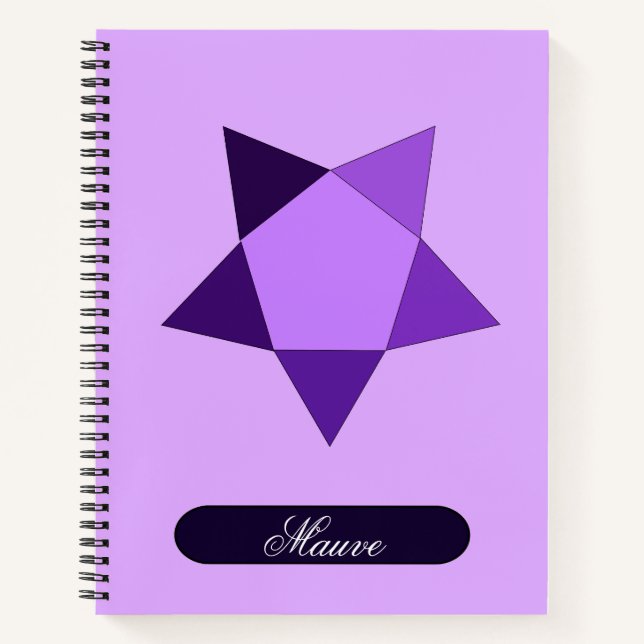 Carnet spiral de Mauve Dream (Devant)