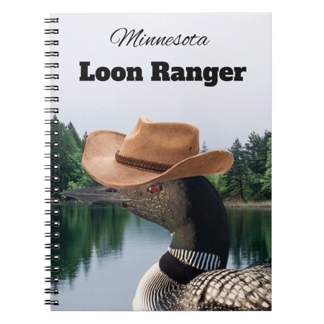 Carnet Spiral de Ranger de Loon du Minnesota (Devant)