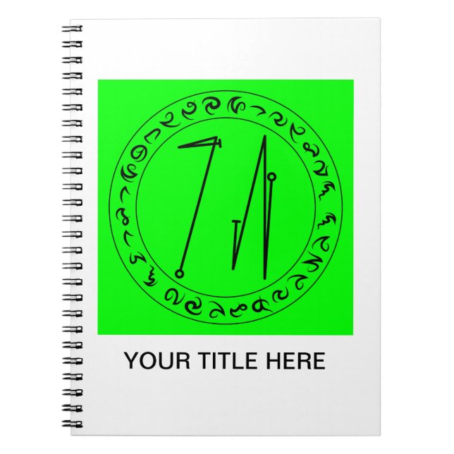 Carnet spiral de rune (Devant)