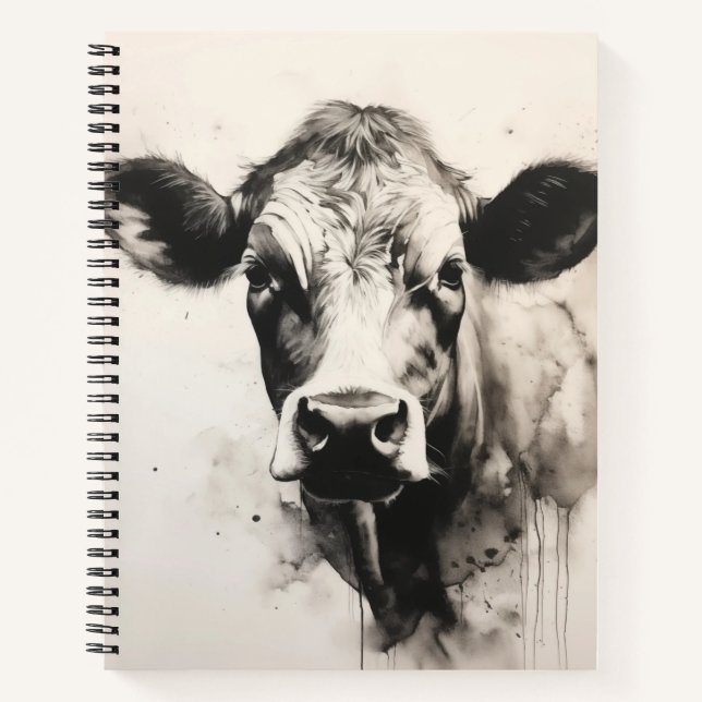 Carnet Spiral De Vache Moo-tivationnel (Devant)
