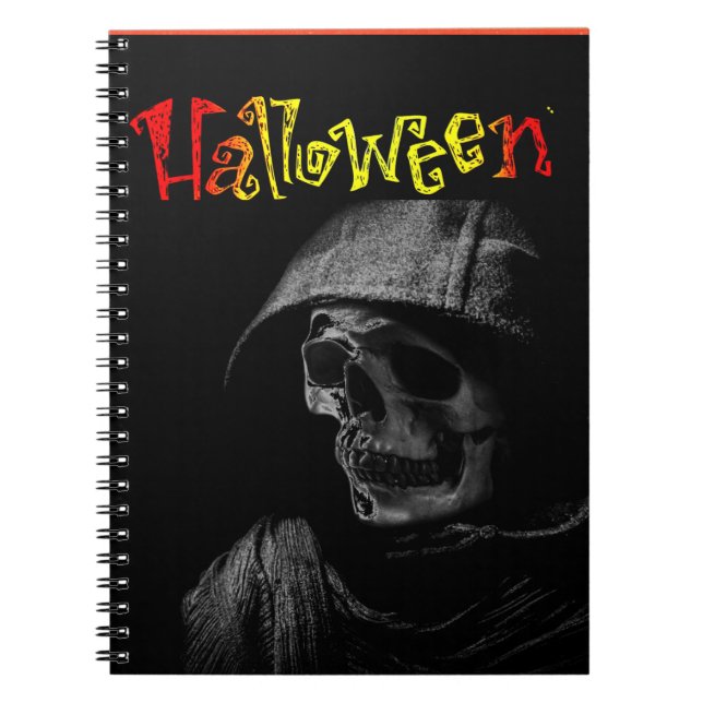 Carnet spiral d'Halloween (Devant)