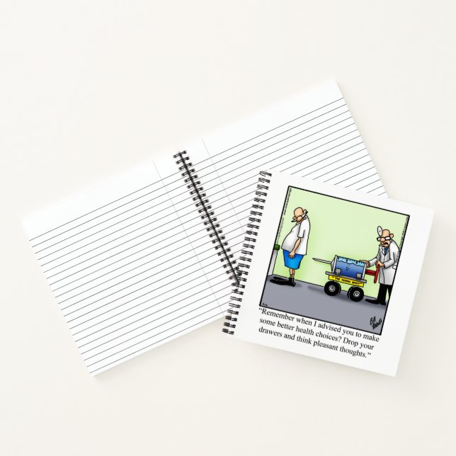 Carnet spiral d'Humour Médicale (Intérieur)
