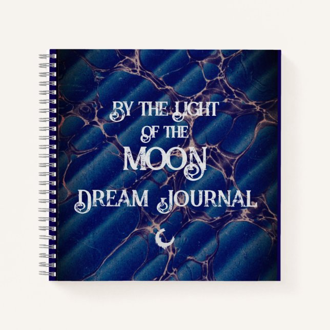 Carnet spiral Dream Journal (Lune) (Devant)