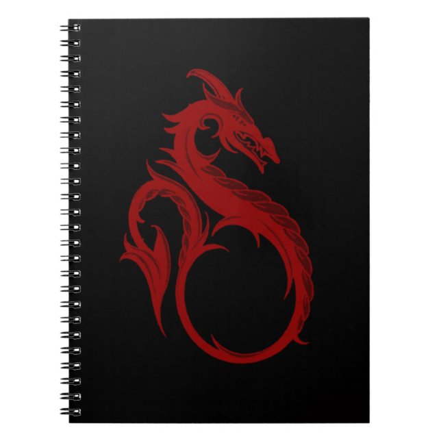 Carnet spiral du Dragon Rouge Apalala (Devant)