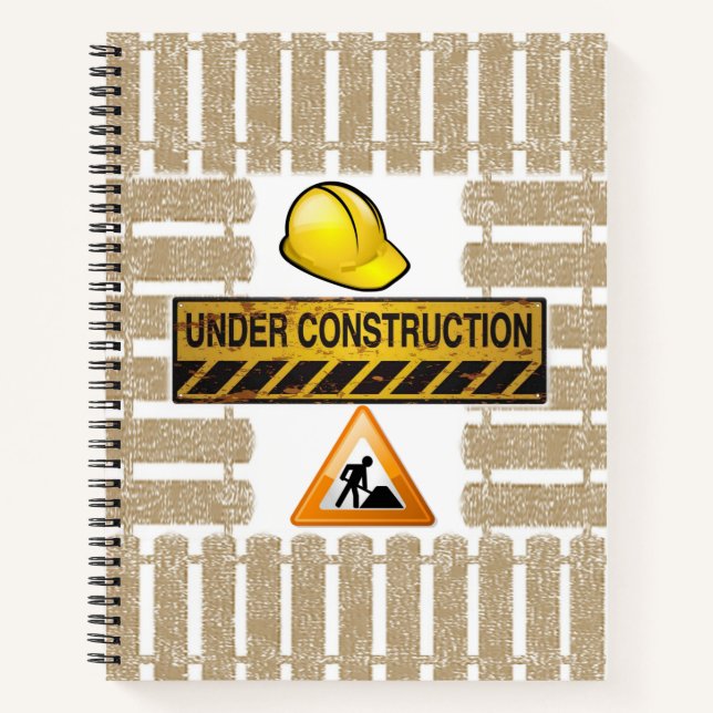 Carnet Spiral En Construction (Devant)