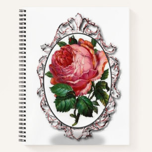 Carnet spiral floral