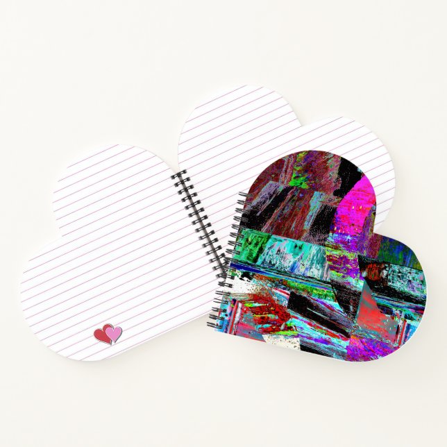 Carnet Spiral Notebook – Neon Pulse (Intérieur)