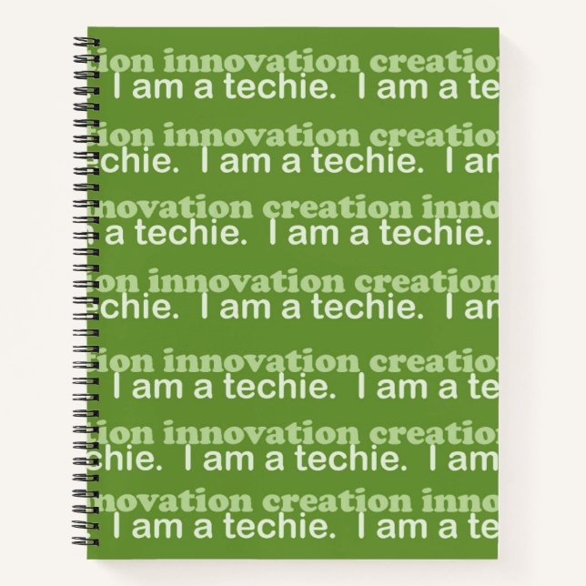 Carnet Spiral Notebook - Technology (Devant)