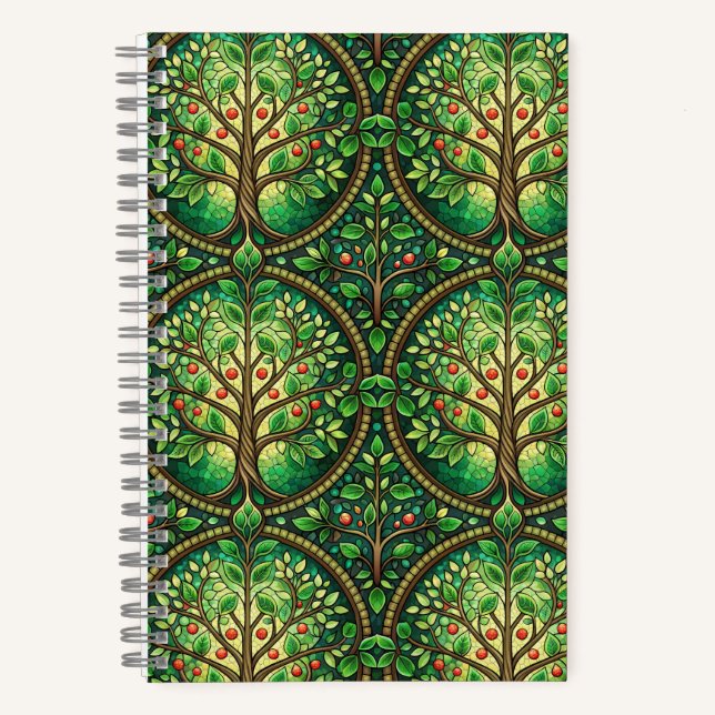 Carnet Spiral notebook with a vibrant design  (Recto)