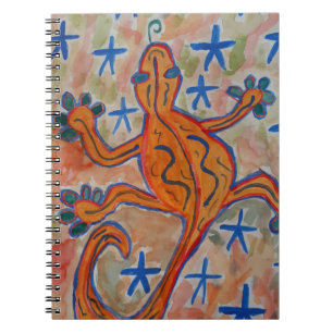 Carnet Spiral Orange Gecko