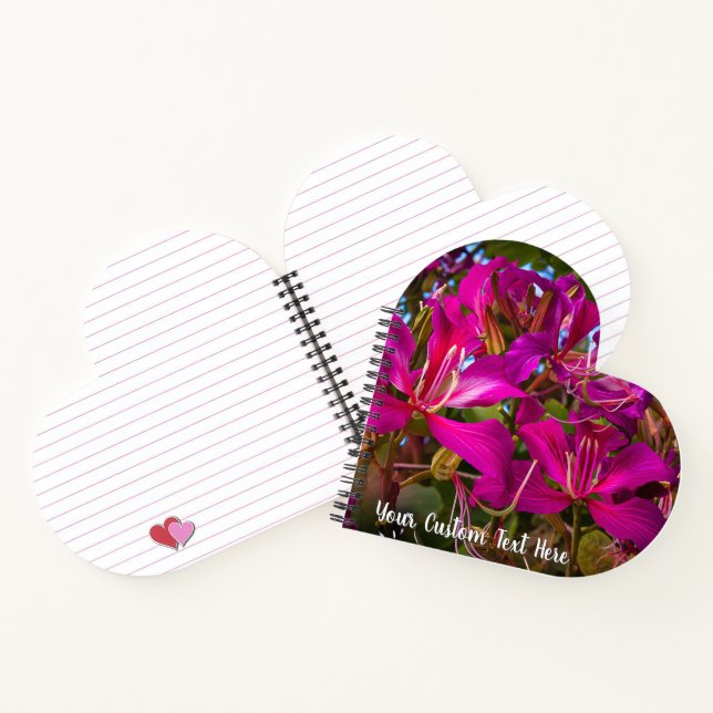 Carnet Spiral personnalisé "Arbre à orchidées" (Intérieur)