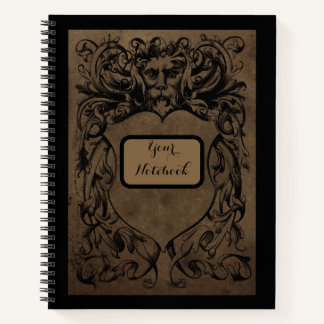 Carnet Spiral Personnalisé Gothique Earth Man